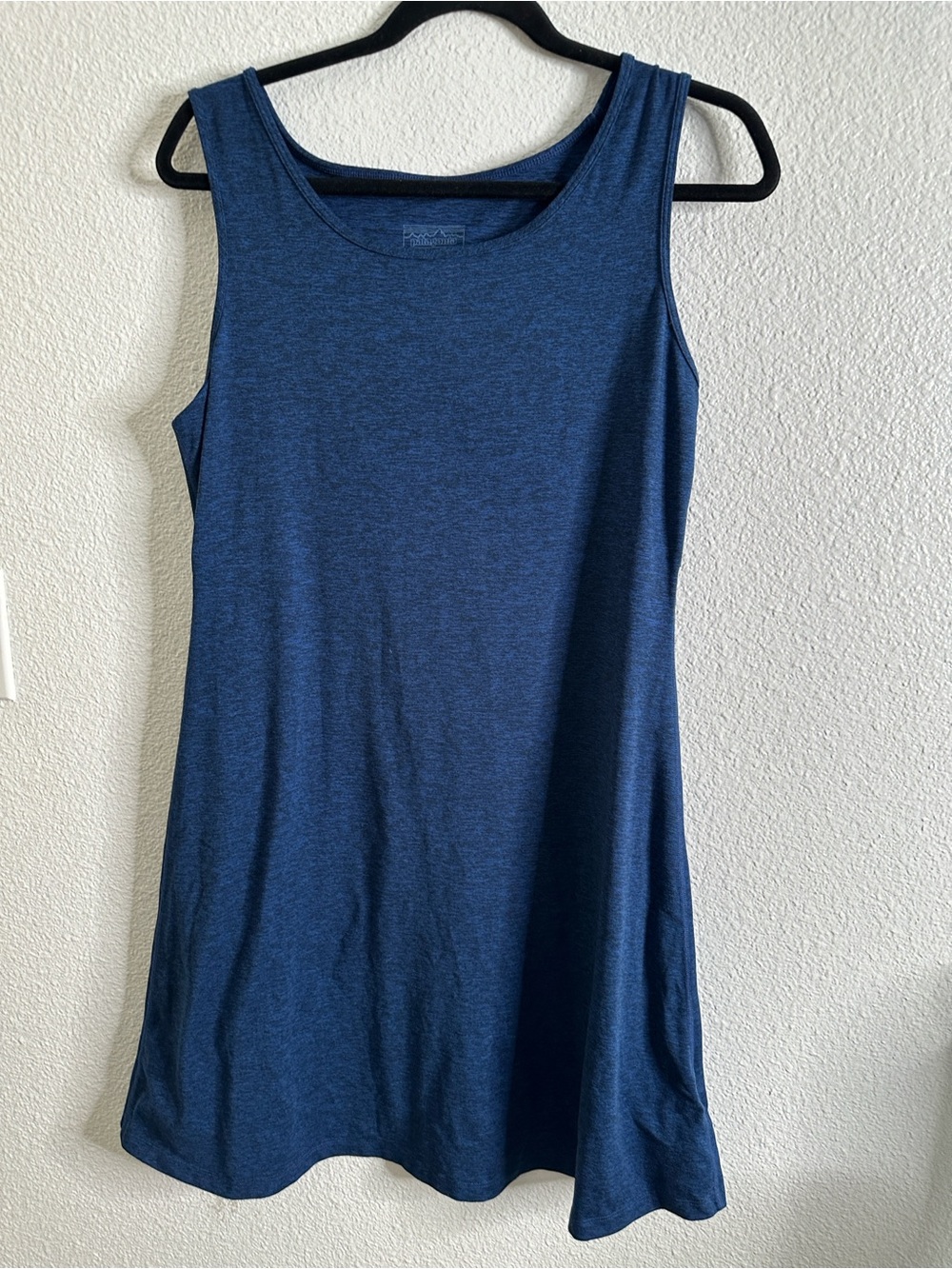 Patagonia Navy Blue A-Line Tank Dress size M camping hiking athletic